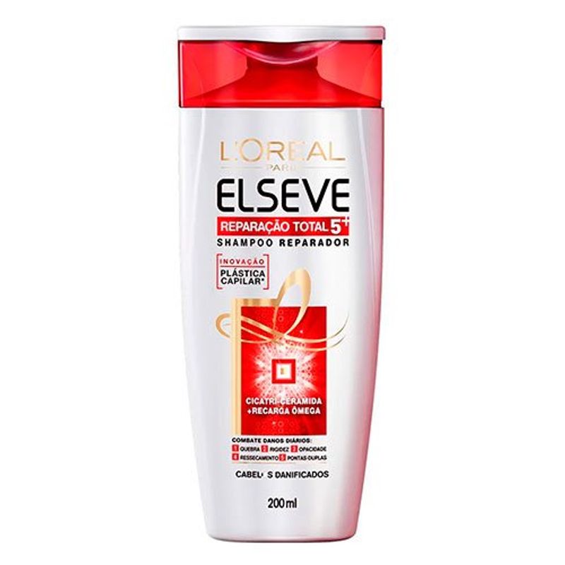 shampoo loreal elseve reparação total 5 200ml