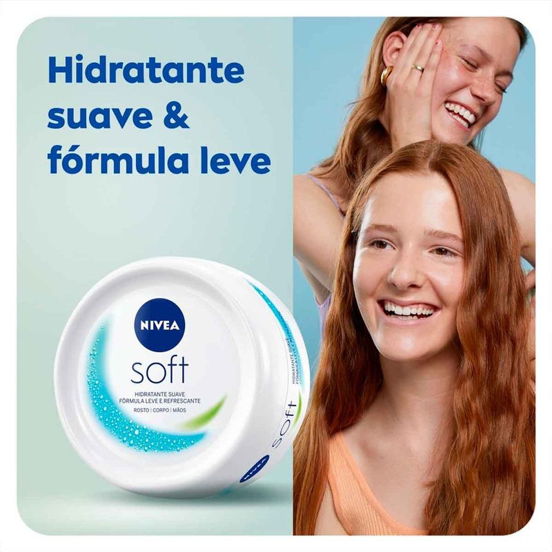 creme hidratante corporal nivea soft 48g