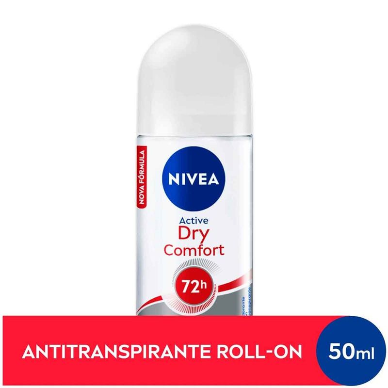 desodorante roll on nivea dry comfort 50ml