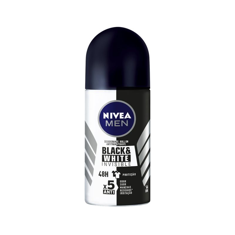 desodorante rollon nivea invis black & white power 50ml