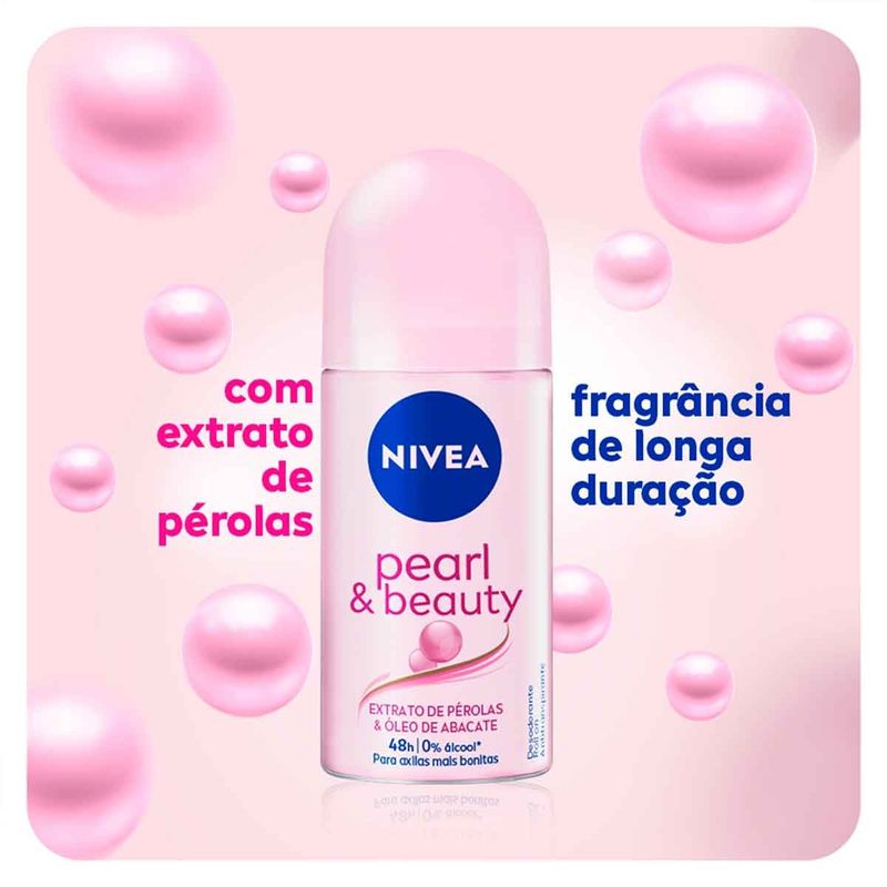 desodorante roll on nivea pearl beauty 50ml
