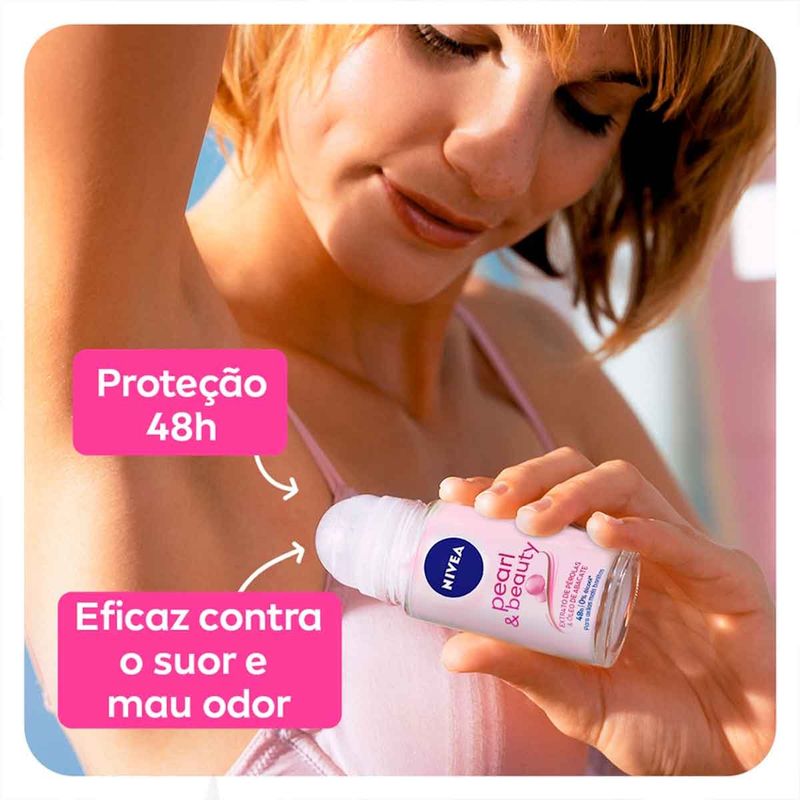 desodorante roll on nivea pearl beauty 50ml