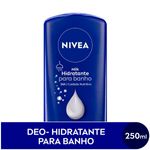 hidratante corporal nivea milk para banho 250ml