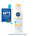 protetor solar nivea kids sensitive & pure fps 60 125ml