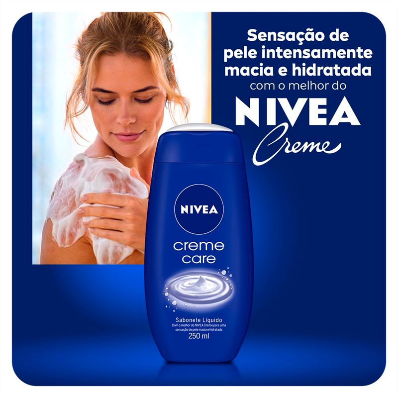 sabonete líquido nivea creme care 250ml