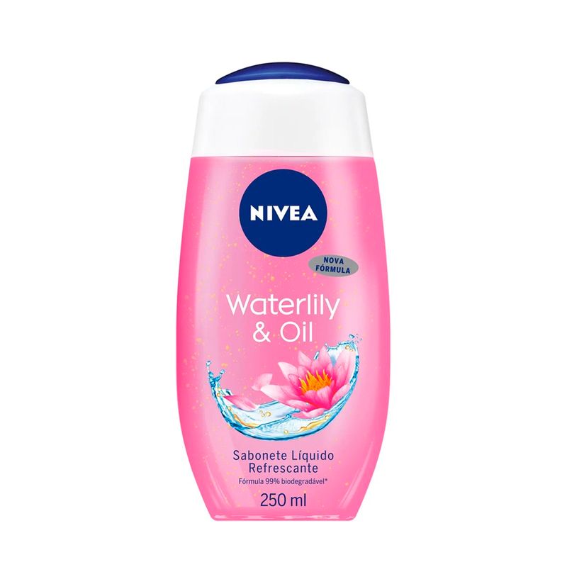 sabonete líquido nivea water lily & oil 250ml