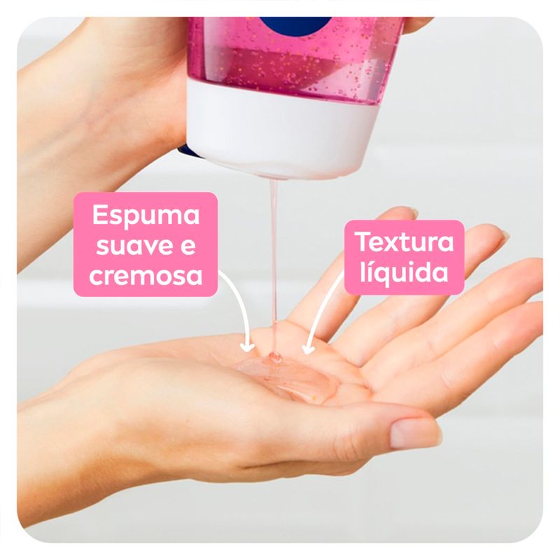 sabonete líquido nivea water lily & oil 250ml