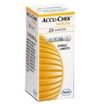 lanceta estéril roche accu-chek softclix com 25 lancetas