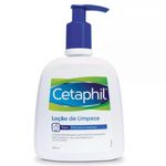 loção de limpeza galderma cetaphil para peles sensíveis e secas 300ml