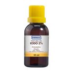 tintura iodo 2% farmax gotas com 30ml (fax)