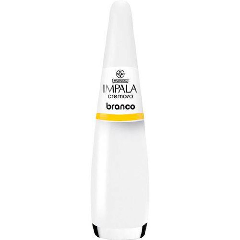 esmalte impala hipo cremoso branco 8ml