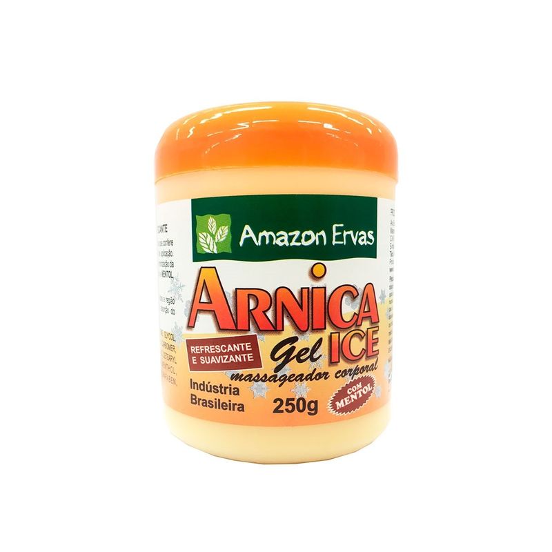 gel massageador amazon ervas arnica ice 250g