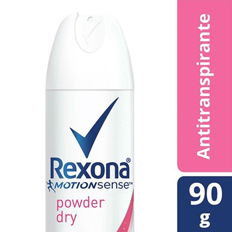 desodorante aerosol rexona feminino powder dry 90g