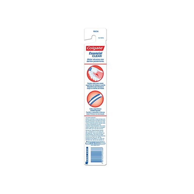 escova dental colgate extra essencial clean macia
