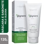 sabonete/máscara facial mantecorp glycare pele oleosa 120g