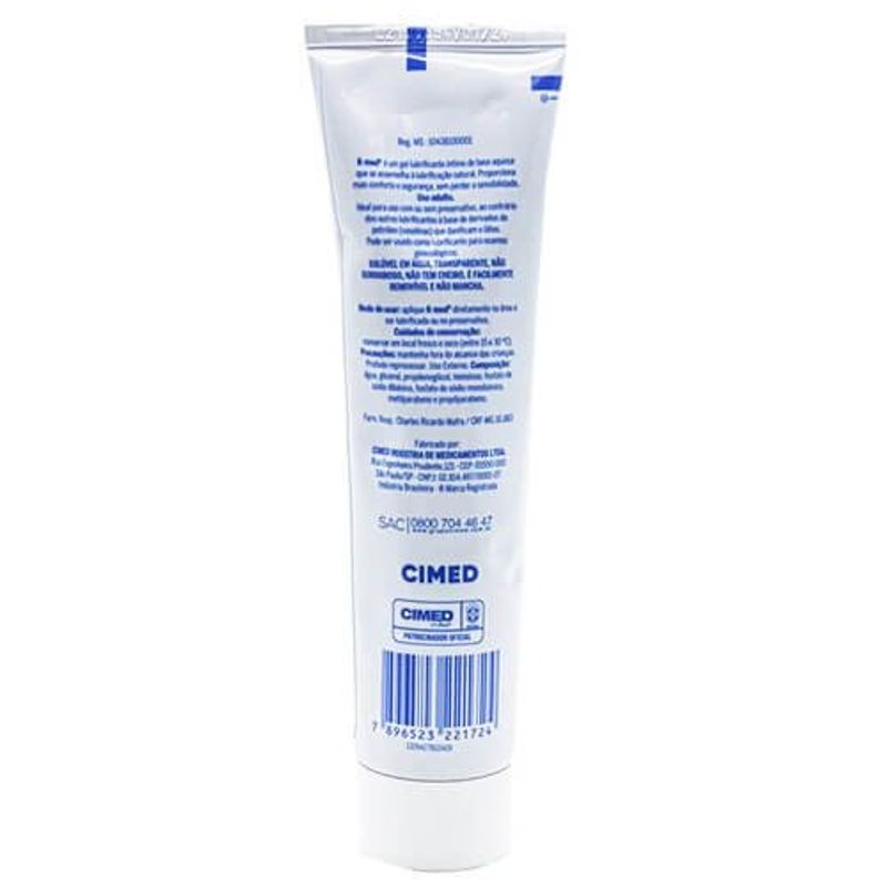 gel lubrificante íntimo k-med 100g