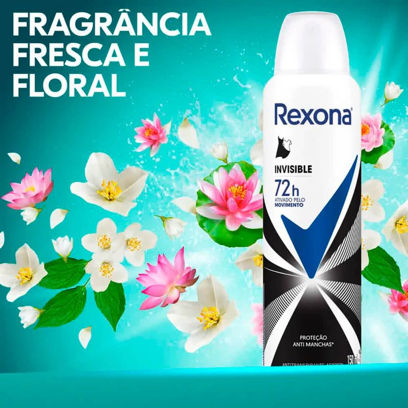 desodorante rexona aerosol invisible 150ml