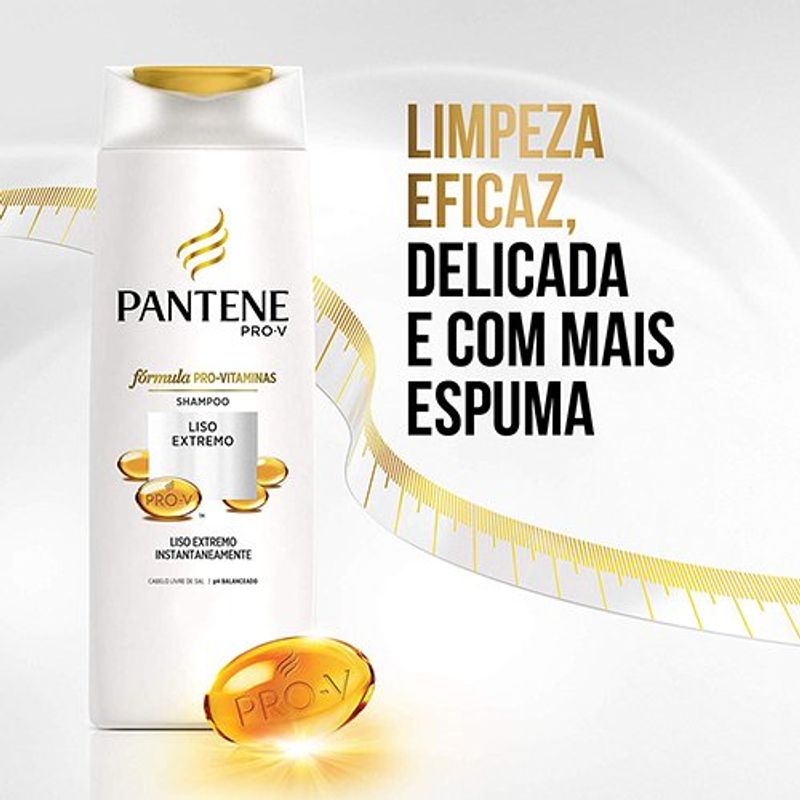 shampoo pantene liso extremo 175ml