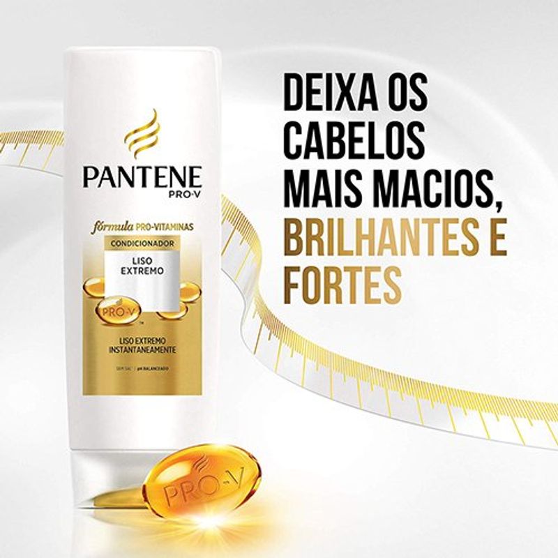 condicionador pantene liso extremo 175ml