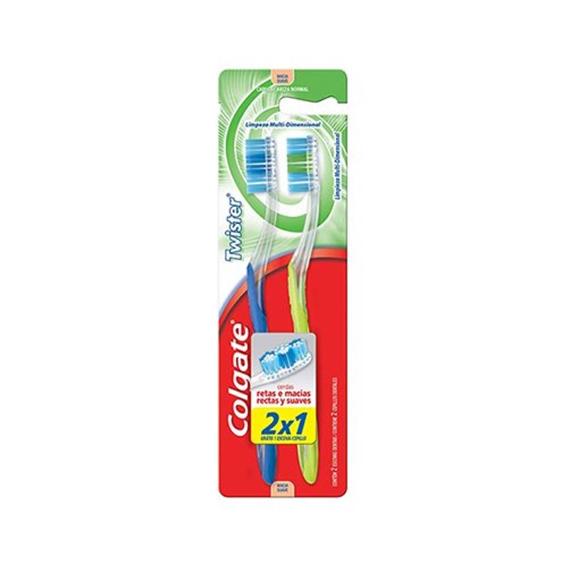 escova dental pack colgate twist fresh leve 2 pague 1