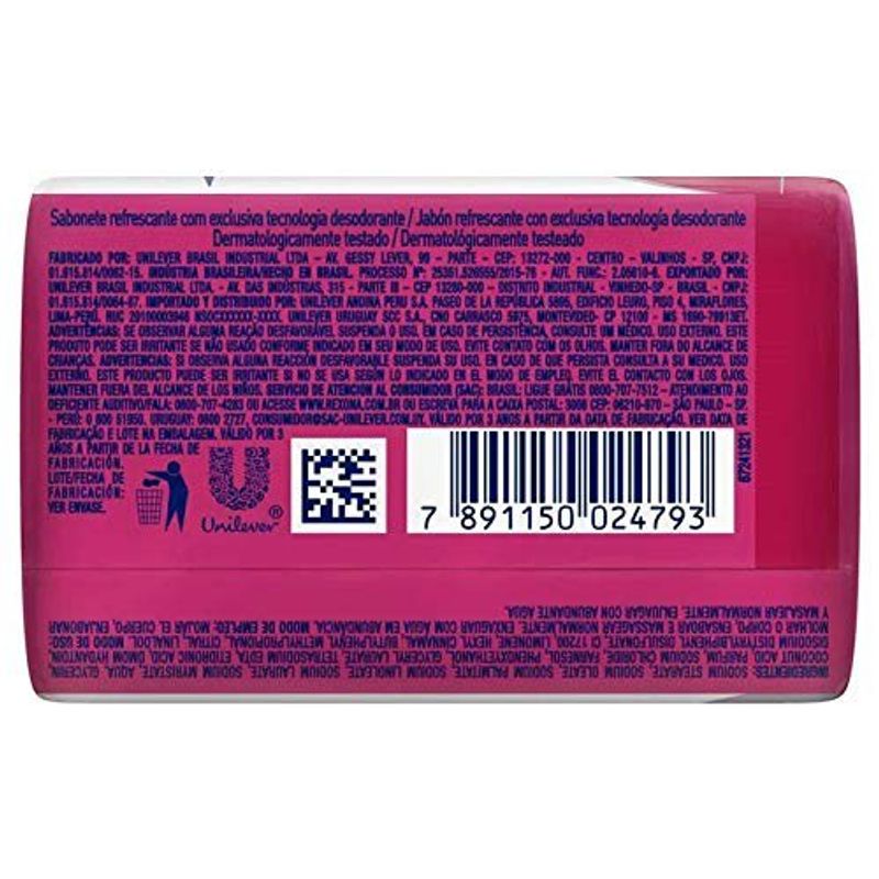 sabonete em barra rexona orchid fresh 84g