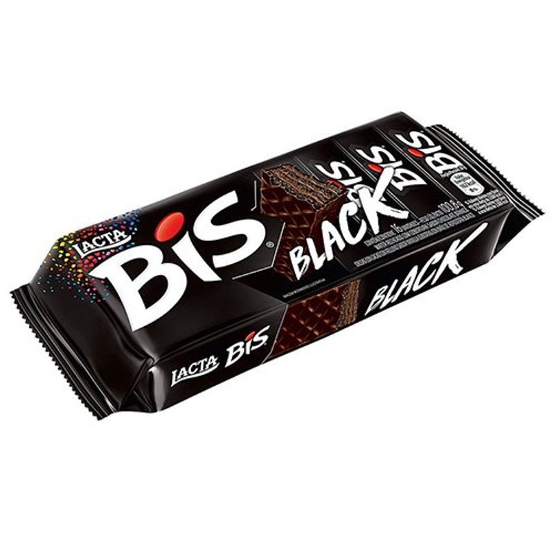chocolate lacta bis black 16 unidades 100,8g