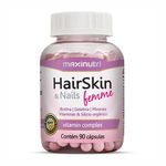 hairskin & nails femme 90 cápsulas maxinutri