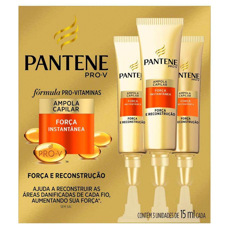 pantene ampola nutrição umectante 15ml