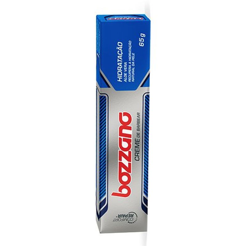bozzano creme de barbear aloe vera 65g