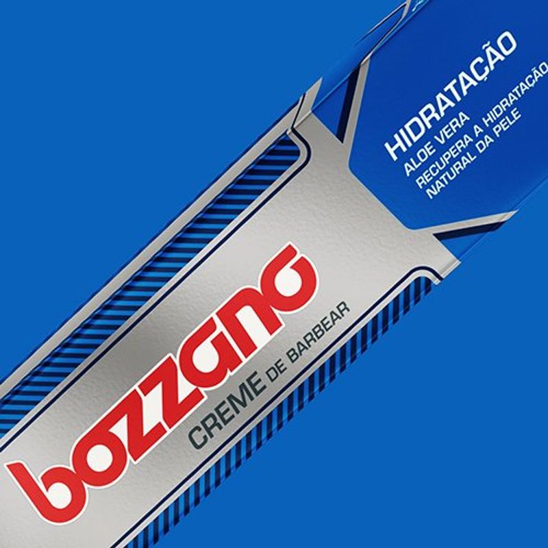 bozzano creme de barbear aloe vera 65g