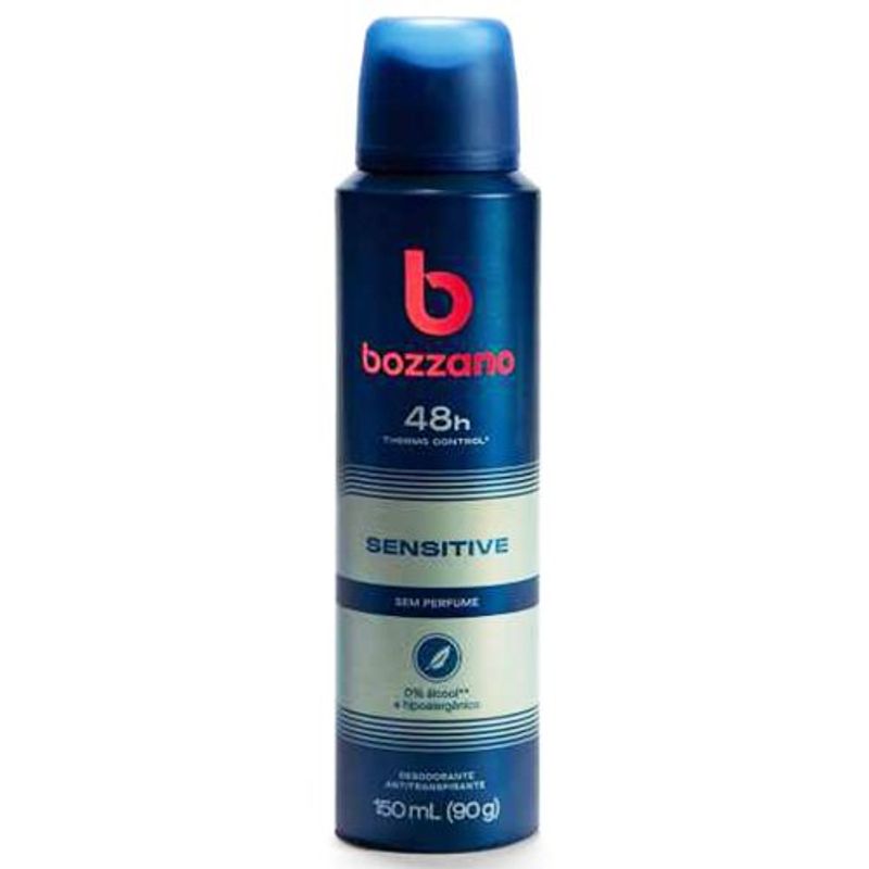 desodorante bozzano aerosol sem perfume sensitive 90g