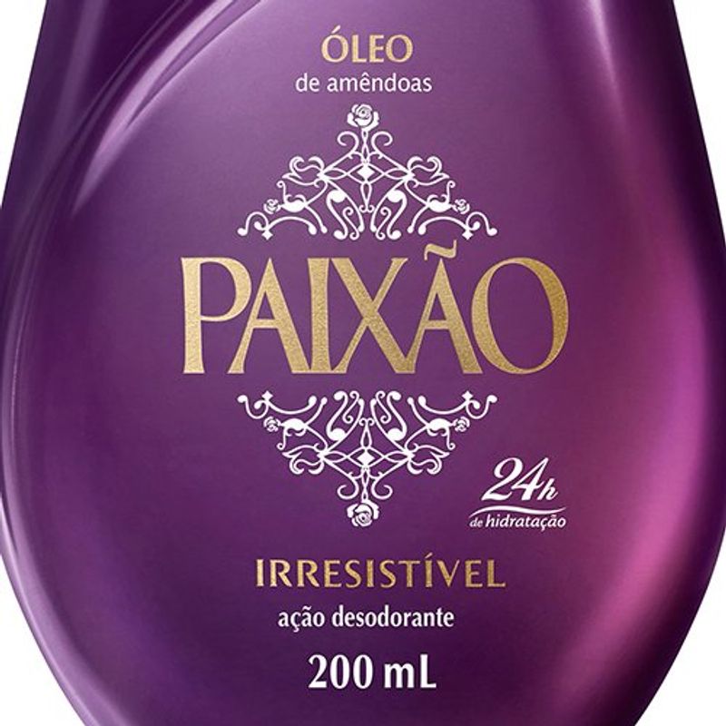 óleo paixão irresistível 200ml