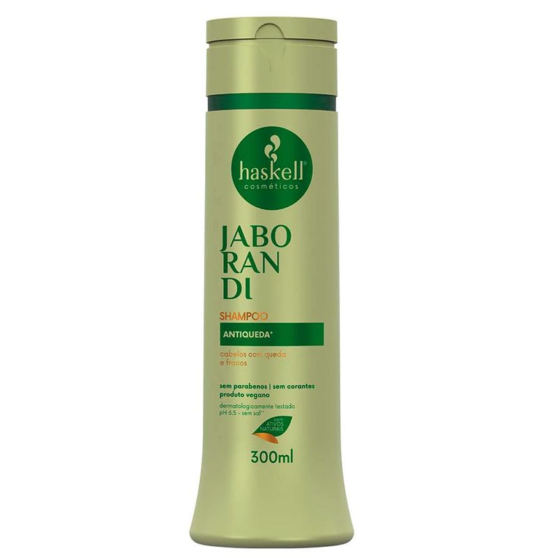 shampoo haskell jaborandi e carqueja 300ml