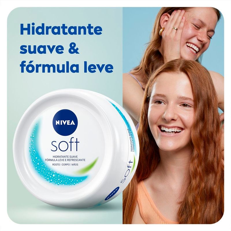 creme nivea soft intensivo 97g