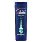 shampoo clear 2 em 1 limpeza diária 400ml