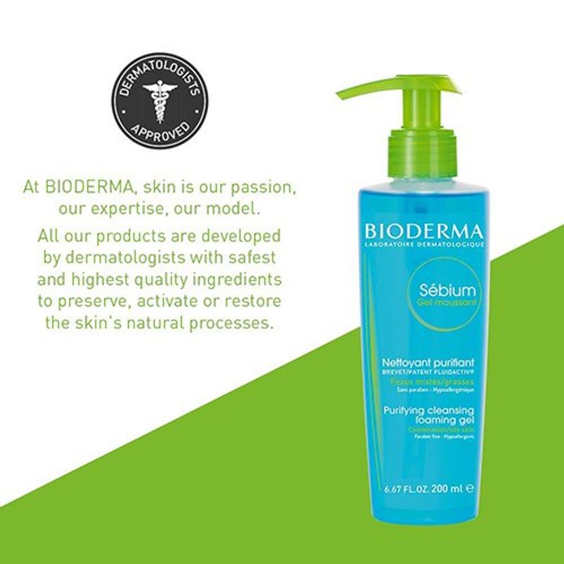 gel moussant bioderma sébium 500ml