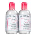 kit solução micelar sensibio bioderma 250ml