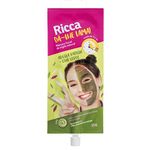 máscara facial ricca de argila natural