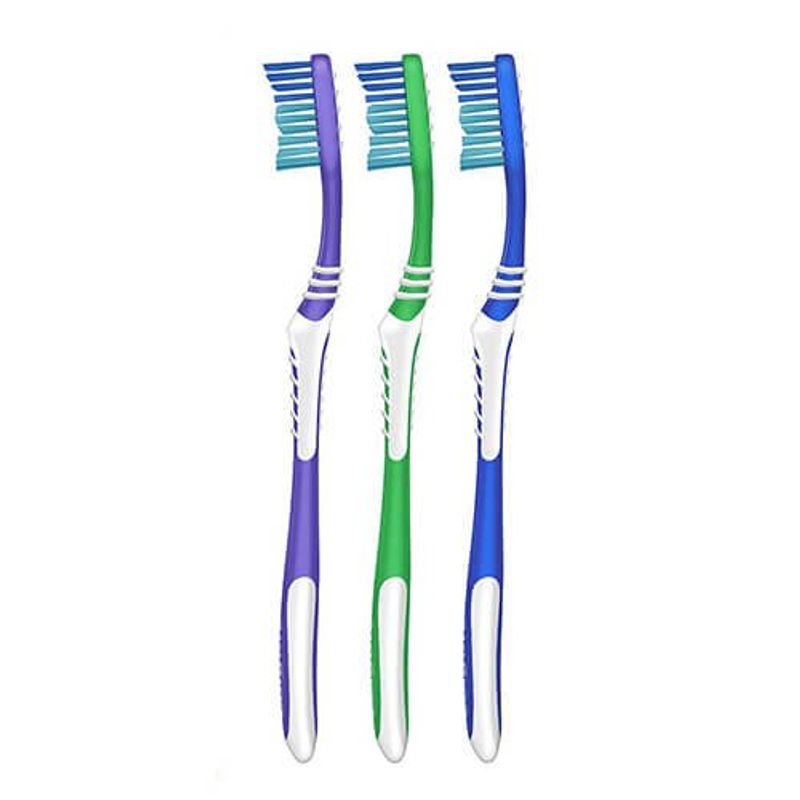 escova dental colgate extra clean 3 unidades média