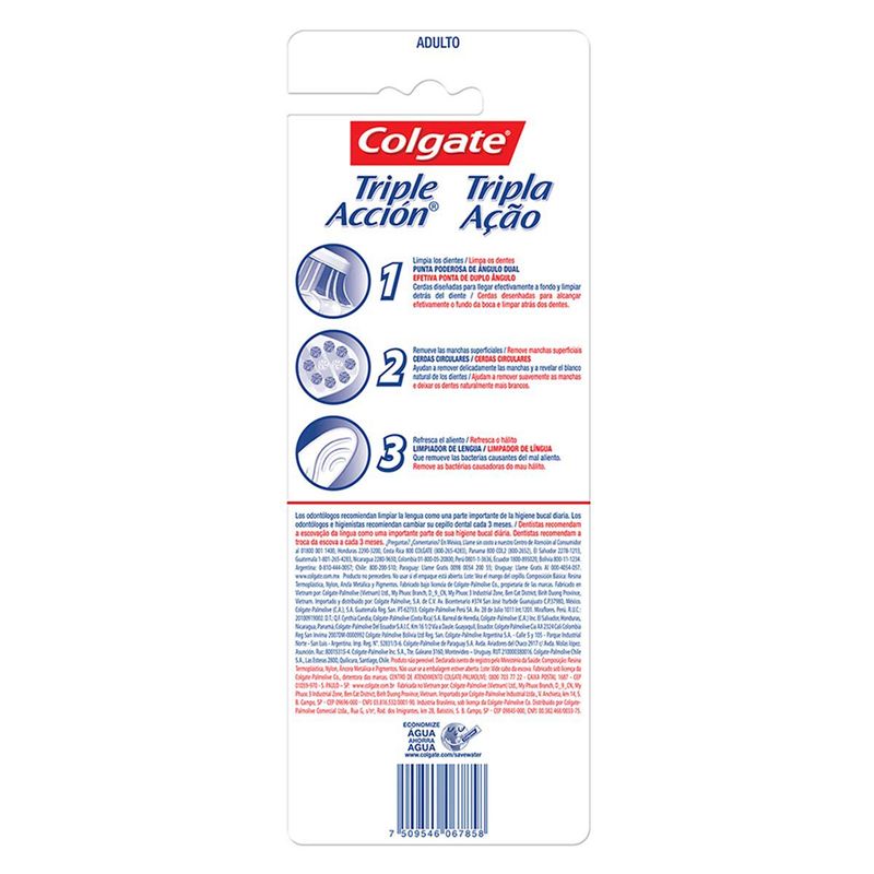 escova de dente colgate tripla ação