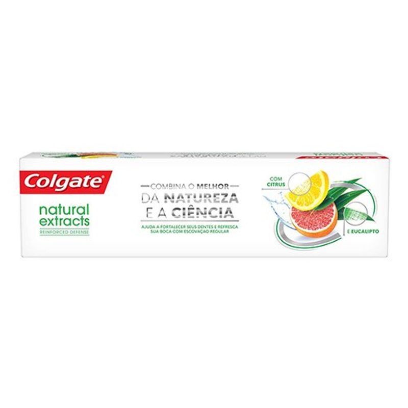 creme dental colgate naturals defesa reforçada 90g