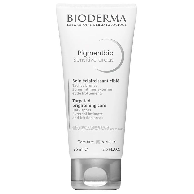 clareador corporal bioderma pigmentbio sensitive areas 75ml