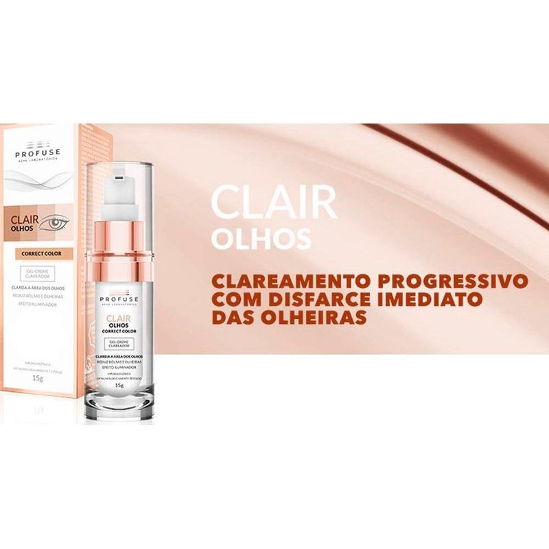 profuse clair olhos correct color 15g