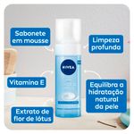 mousse de limpeza facial nivea 150ml