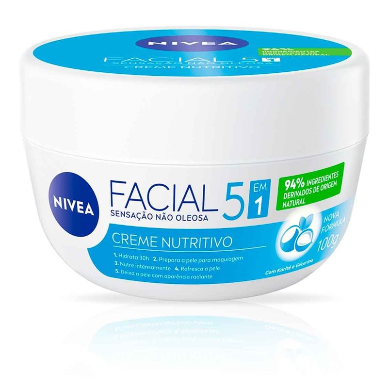 creme facial nivea nutritivo 100g