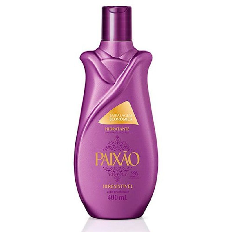 loção hidratante paixao irresistivel 400ml