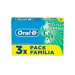 kit creme dental oral b extrafresh 3x70g