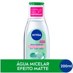 água micelar nivea limpeza 7 em 1 efeito matte 200ml