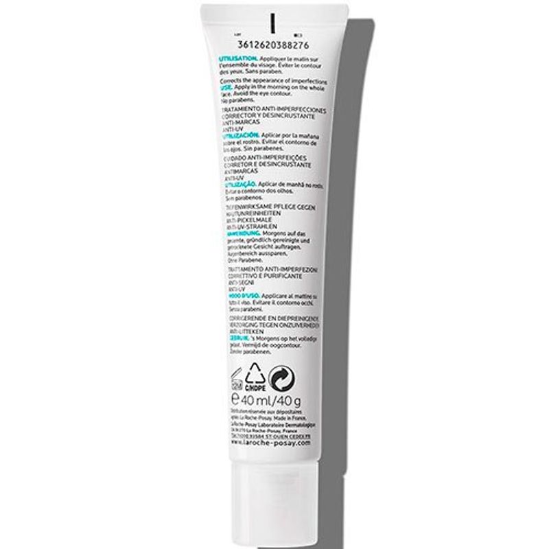 corretor anti-imperfeição la roche posay effaclar duo + fps30 40g