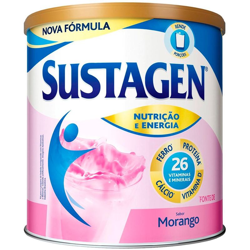 sustagen n&e morango 400g